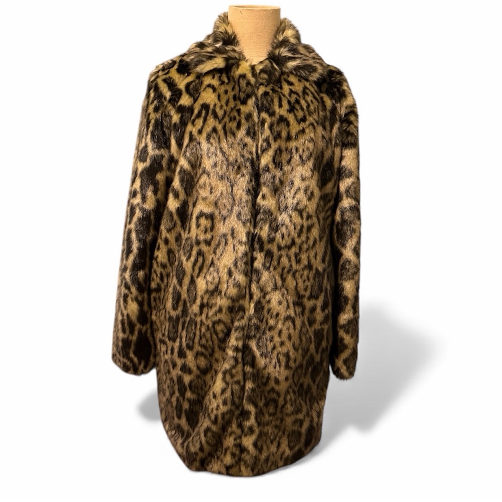 Leopard Faux Fur Jacket
